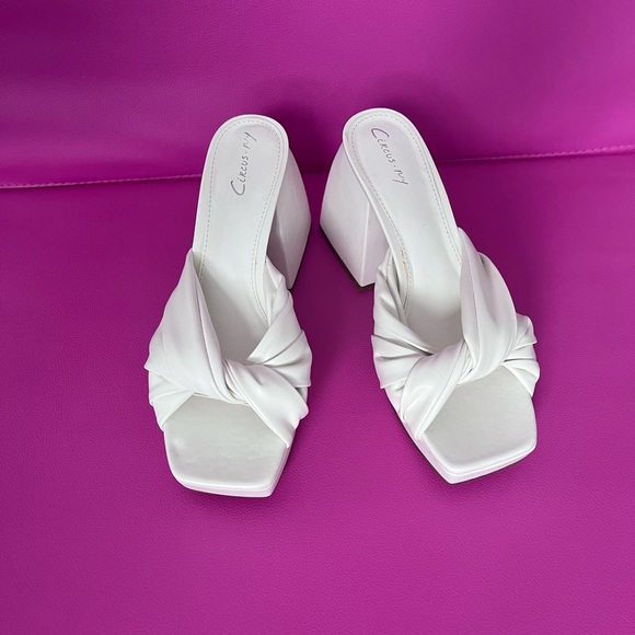 Circus by Sam Edelman Platform Sandals in White - Picture 7 of 7